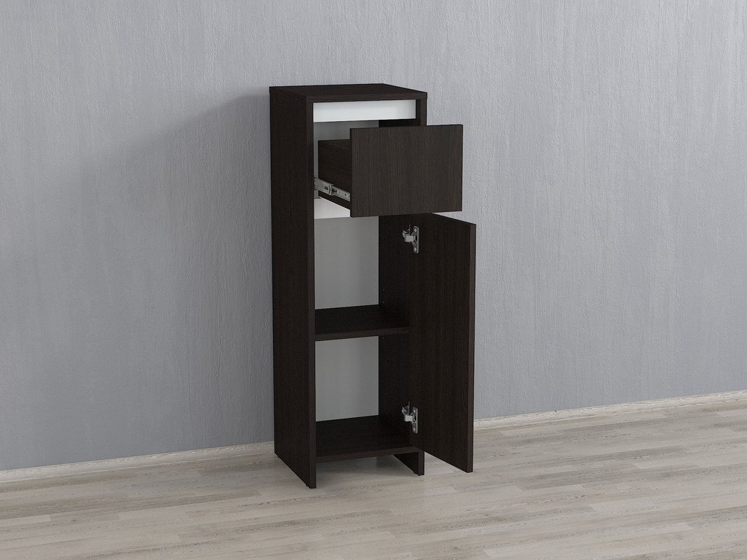 Пенал А-117 без ручок венге темний