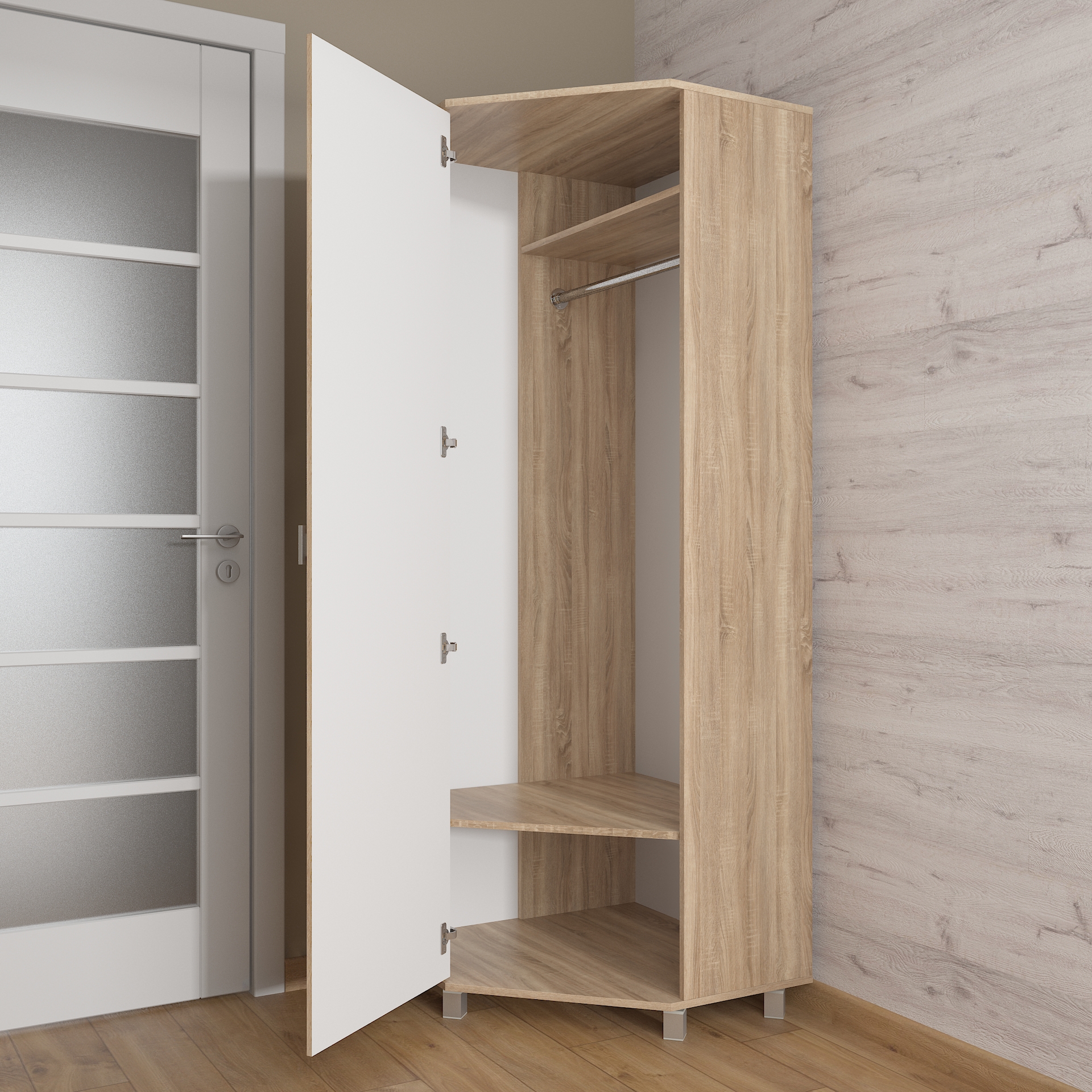 Шафа кутова Ш-1464 дуб сонома