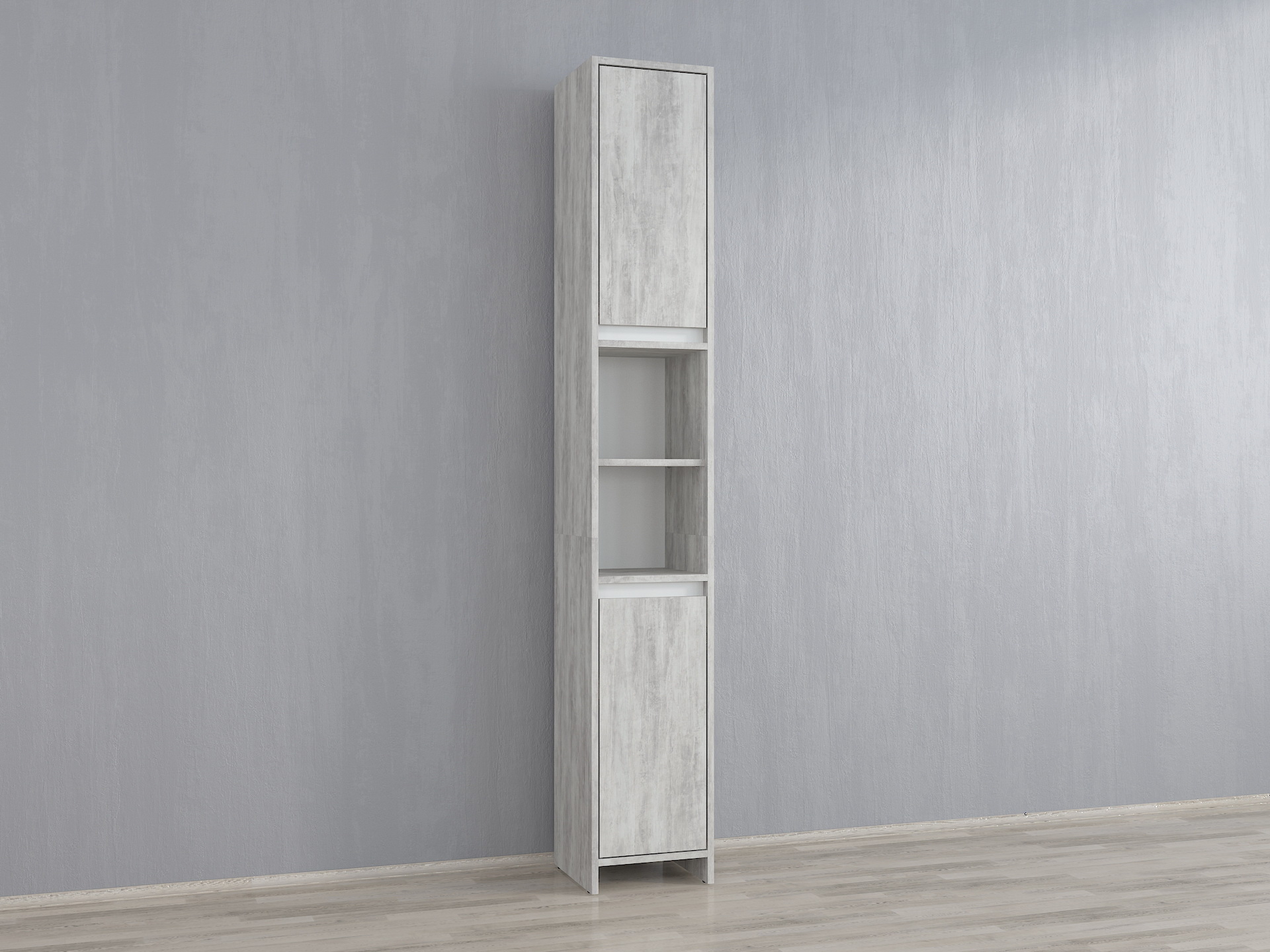 Пенал без ручок А-118 бетон