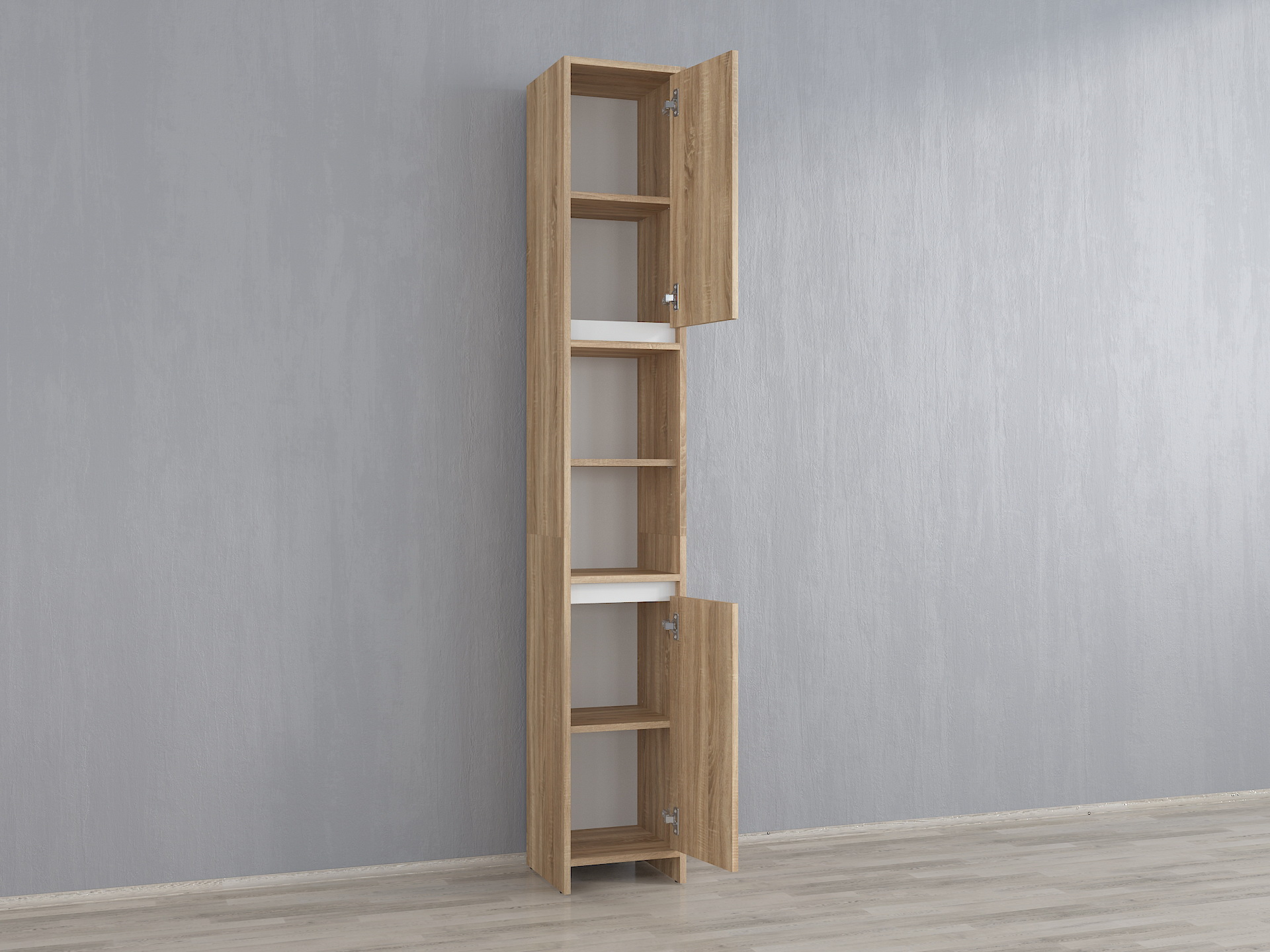 Пенал без ручок А-118 дуб сонома