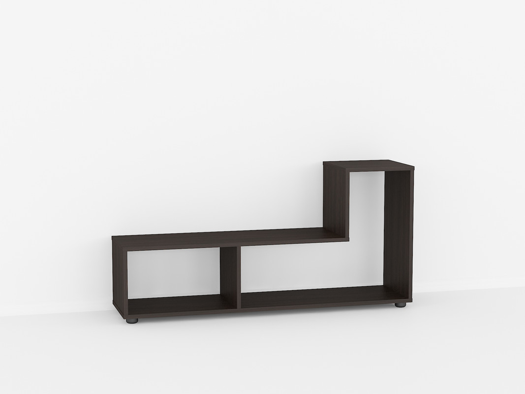 Стелаж А-104 венге темний