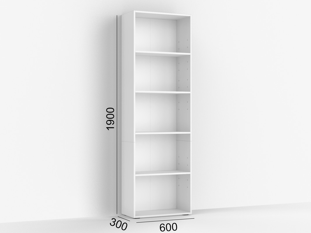 Стелаж А-4 білий