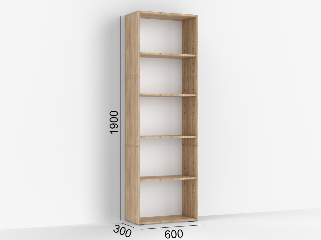 Стелаж А-4 дуб сонома