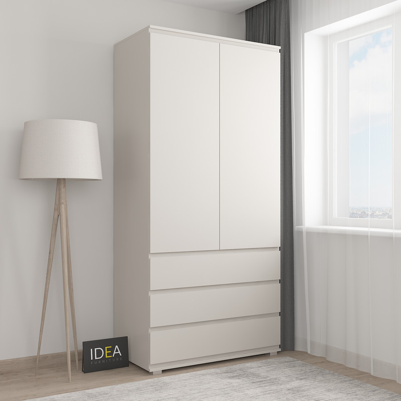 Шафа зі штангою без ручок Б-2.1 Кашемір