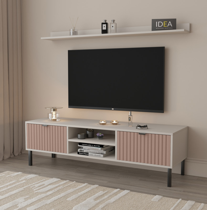 Тумба під ТВ П-5 Кашемір - Туманний Беж