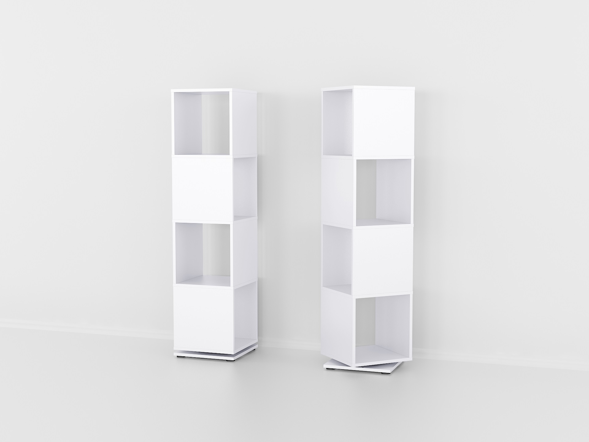 Полиця з обертовим механізмом А-33 білий