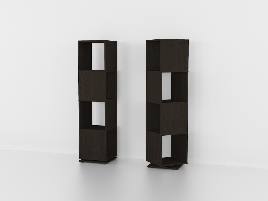 Полиця з обертовим механізмом А-33 венге темний