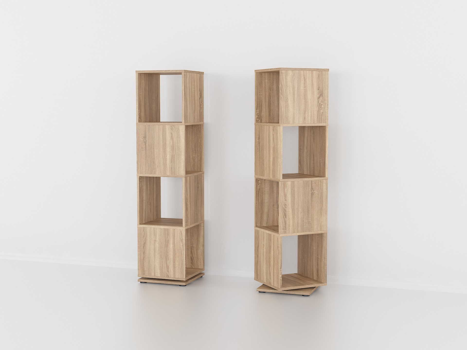 Полиця з обертовим механізмом А-33 дуб сонома