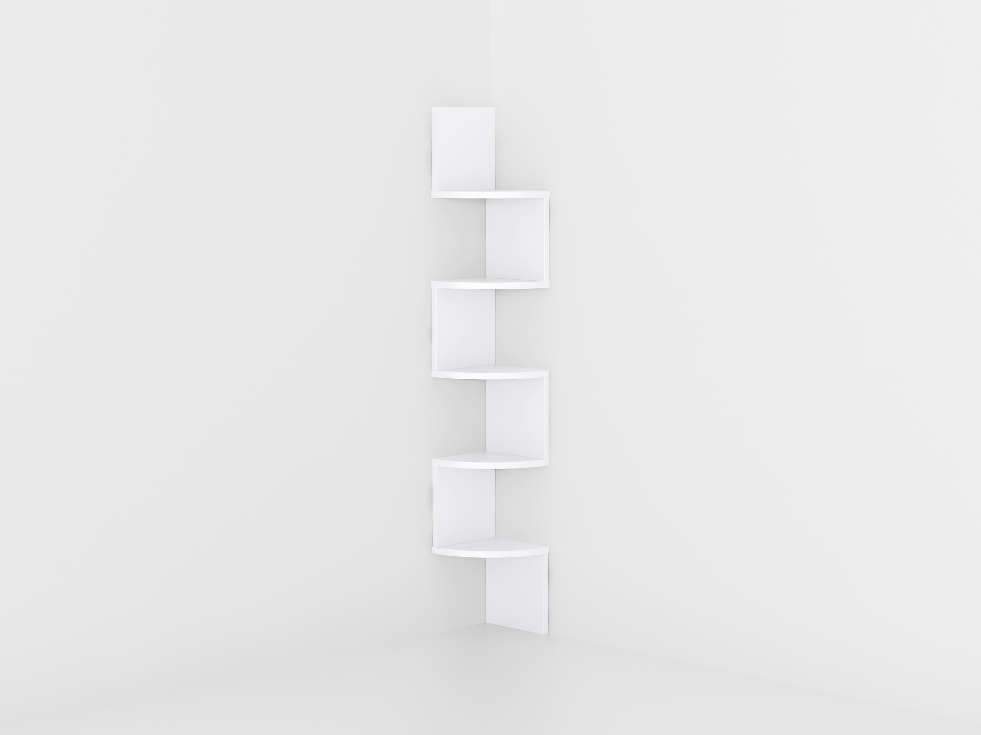 Полиця кутова А-45 білий