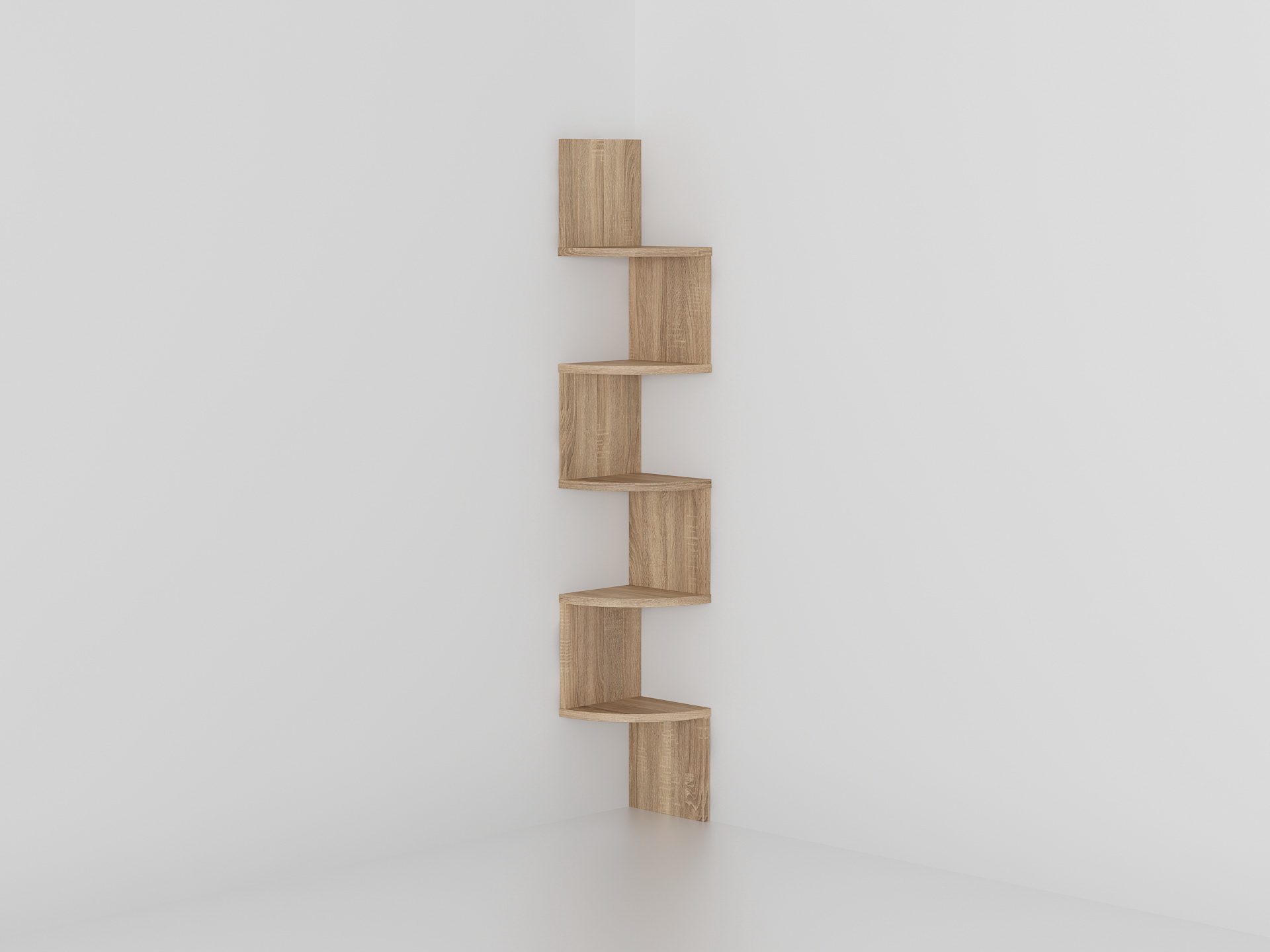 Полиця кутова А-45 дуб сонома