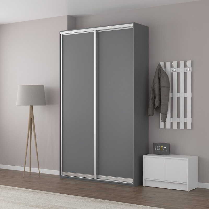 Шафа-купе IDEA серія 1 140 x 60 x 240 см Антрацит