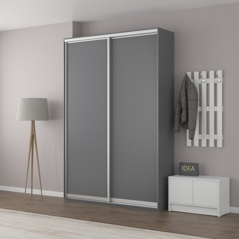 Шафа-купе IDEA серія 1 160 x 45 x 240 см Антрацит