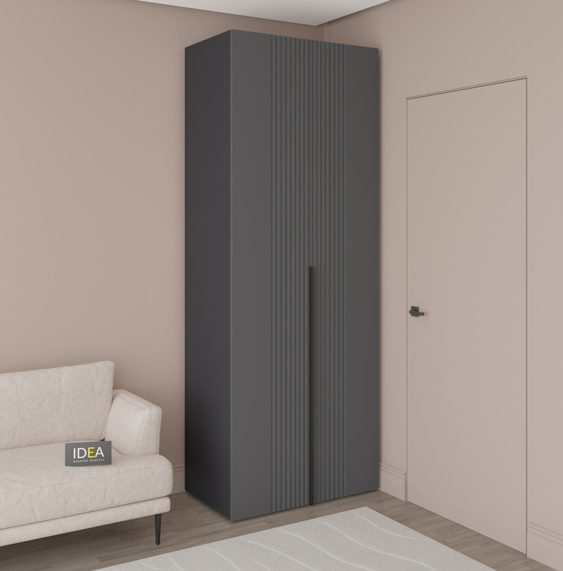 Шафа для одягу з полицями П-12