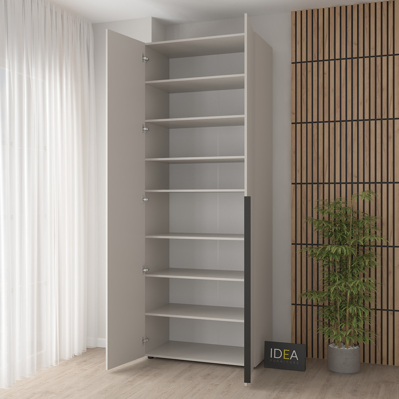 Шафа для одягу з полицями Д-127