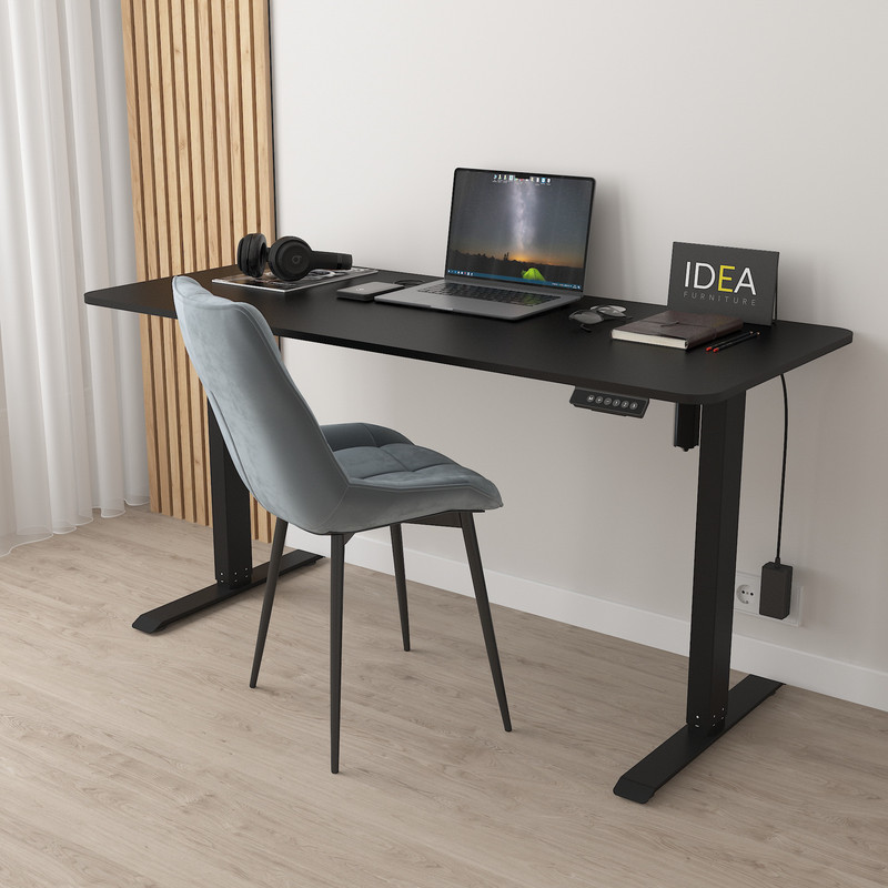 Стіл з електрорегулюванням висоти Е-2, 140×60 см