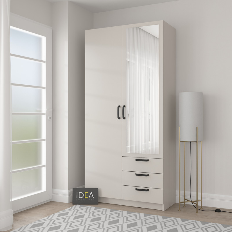 Шафа розпашна із дзеркалом Д-117