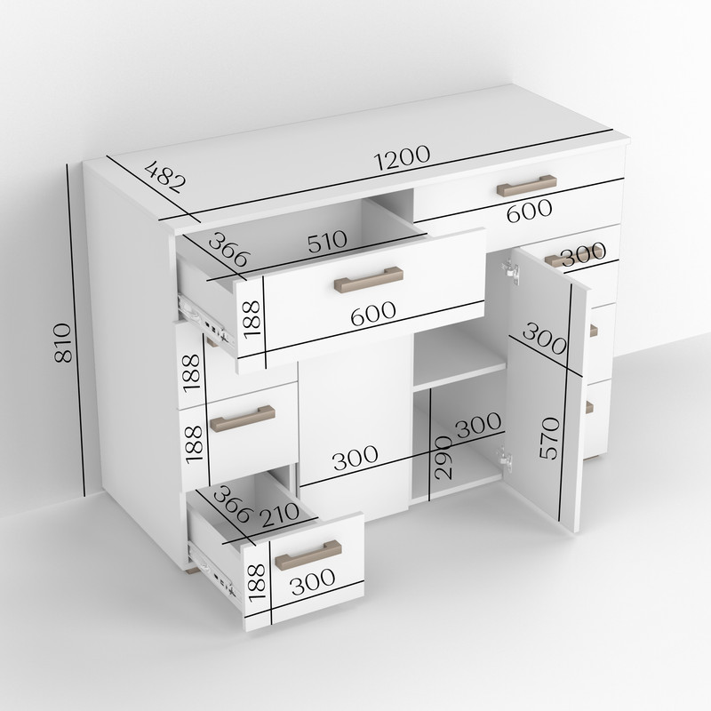Комод ТКБ-381