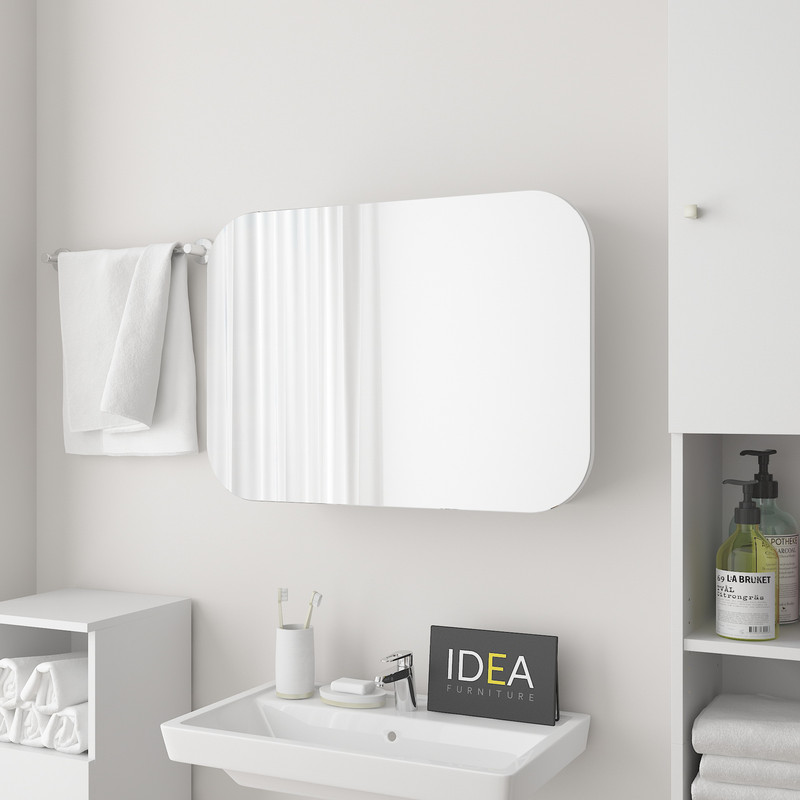 Прямокутне дзеркало з шафкою М-30, 70х50