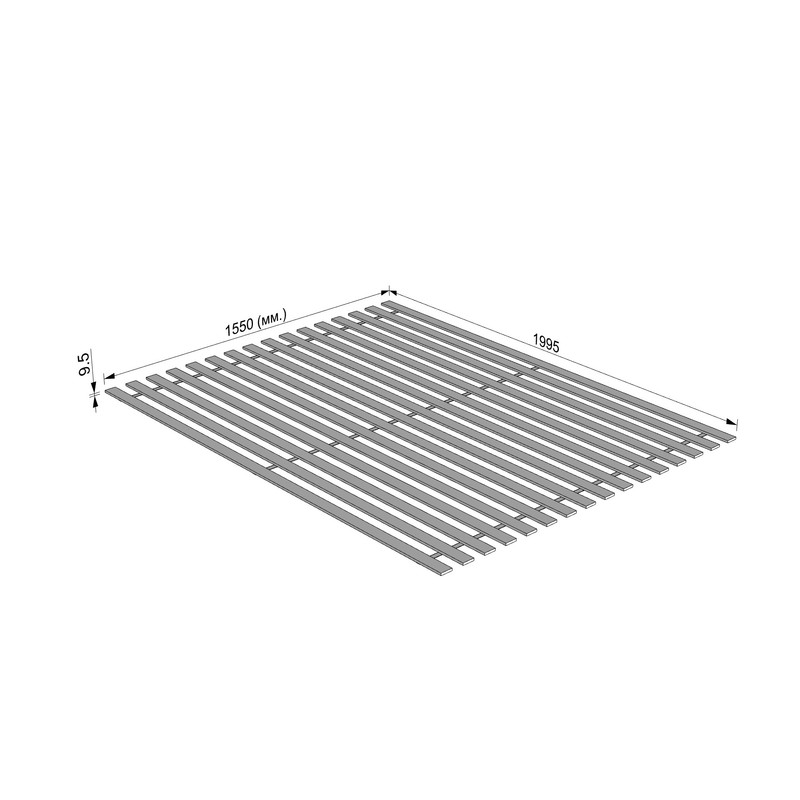 Ламель на Двоспальне ліжко 200х160 Д-133