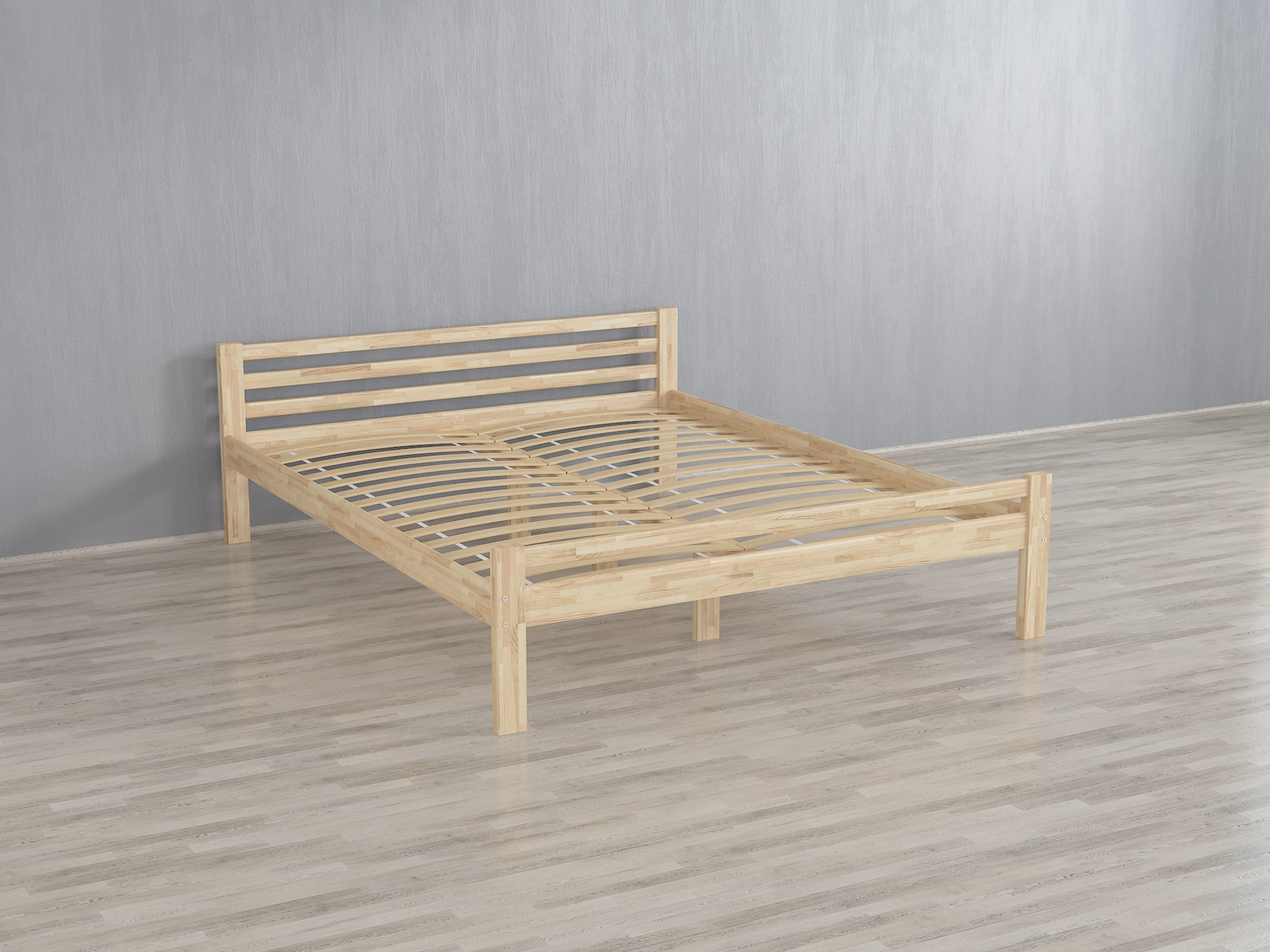 Кровать (Двухспальная) - IDEA Д-9- 1600 х 2000 (Сосна)